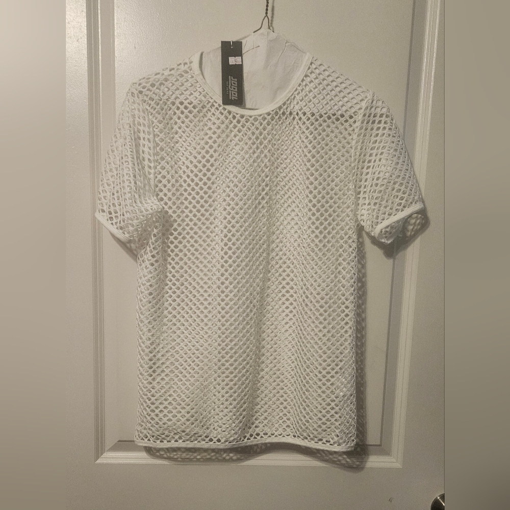 Jouger Women's fishnet  see through top